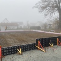 Rohbauarbeiten EFH in Mertendorf