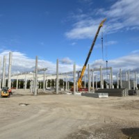 Bauvorhaben Neubau Logistikcenter EXETER in Gröbers-Leipzig - Betonarbeiten -