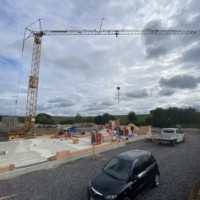 - Bauvorhaben Neubau Apartmenthaus in Bürgel - Rohbauarbeiten -