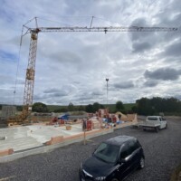 - Bauvorhaben Neubau Apartmenthaus in Bürgel - Rohbauarbeiten -
