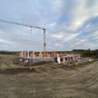 Neubau Apartmenthaus in Bürgel - Rohbau- und Putzarbeiten